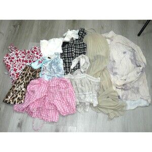 Women’s Bundle Top & Shirt Lot of 9 | Fast Fashion Nova ASOS Cider Shein Temu